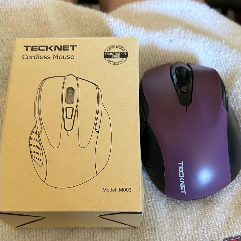 Purple Wireless Mouse